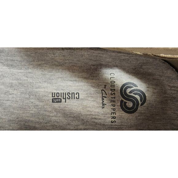 Clarks Cloudsteppers Sillian Stork Fisherman Sand Tan Flat Shoes Size 10M - Picture 13 of 13